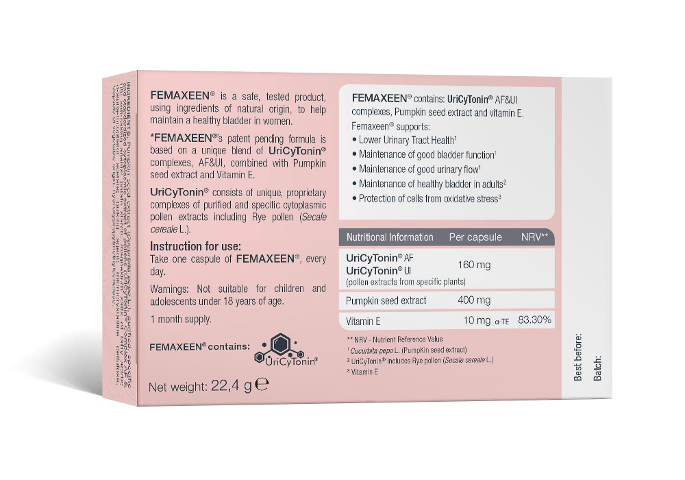 Femaxeen - 1 box (1 month supply) - Femaxeen UK